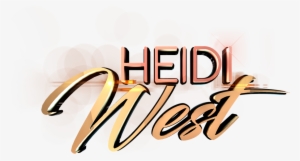 Congratulations, Heidi West - Calligraphy