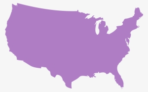 Map Showing Where March Of Dimes Prematurity Research - United States Silhouette Free