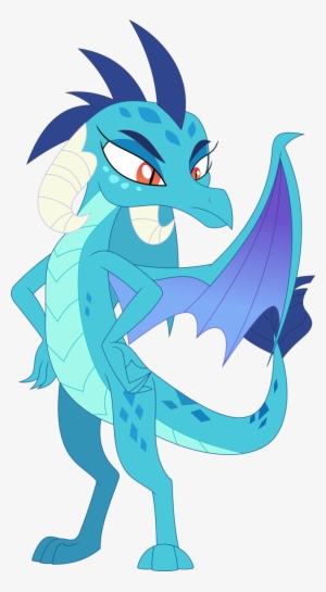 Banner Black And White Stock The Red Eyed Lord - Princess Ember Mlp