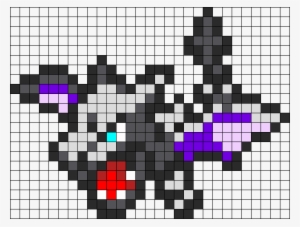 Aerodactyl Pokemon Bead Pattern Perler Bead Pattern - Pokemon Pixel Art Aerodactyl