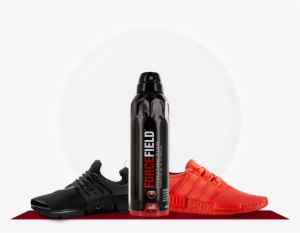Forcefield Bottle With Nike Air Presto All Black And