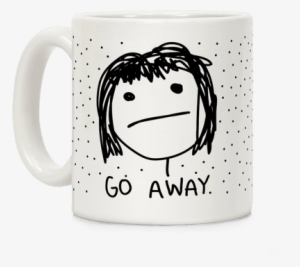 Go Away Coffee Mug - Mug Png