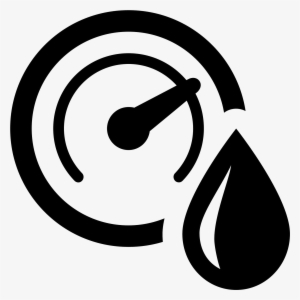 A Humidity Icon Is Shown With A Circle And Inside The - Humidity Icon