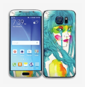 Girl In Blue - Samsung Galaxy S6