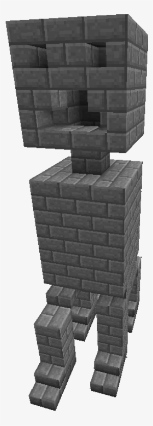 Stone Brick Creeper-full 3d 1 - Minecraft