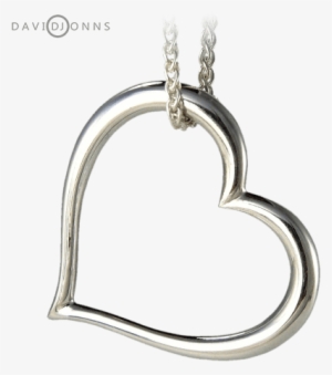 Open Heart Pendant - David Jonns 9ct Yellow Open Heart Pendant