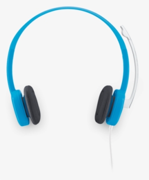 Stereo Headset H150 Sky Blue Glamour Image Lg - Logitech H150 Stereo Headset