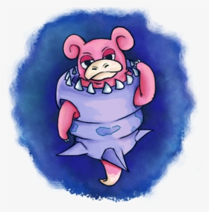 Mega Slowbro Art By Litra - Mega Eveolutions