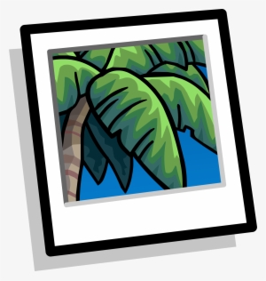 Tropical Palm Background Icon - Palm Trees