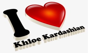 Khloe Kardashian Love Name Heart Design Png - Deepika Names