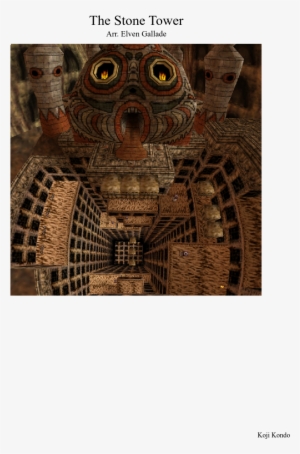 The Stone Tower Sheet Music Composed By Koji Kondo - Stone Tower Temple Art