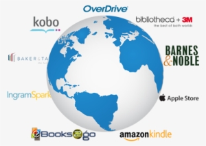 Ebook Distribution - Macbook Earth Sticker