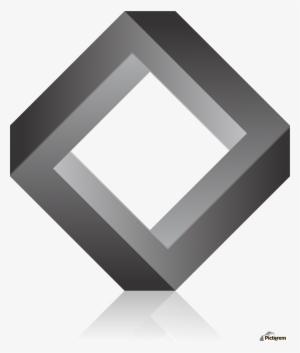 3d Geometric Square Print - 3d Square Png