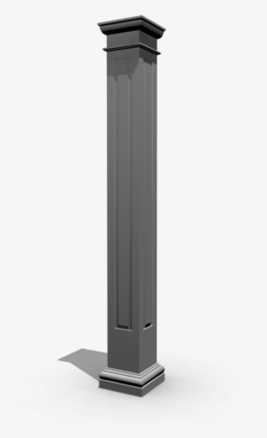 Square Column With Panels - Column