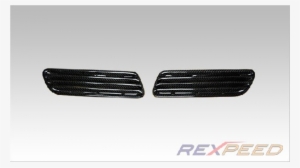 Rexpeed R142 Oem-style Carbon Fiber Hood Vents Mitsubishi
