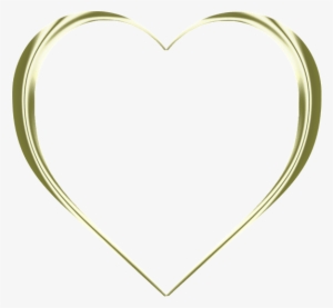 Corazones Dorados Png - Heart
