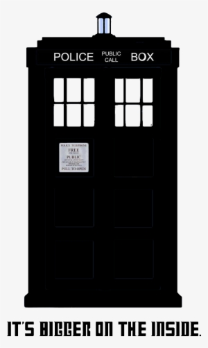 Tardis Silhouette Png - Doctor Who Tardis Vector