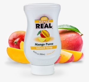 Ind-mango - Re'al Infused Syrup, Mango Puree - 16.9 Fl Oz Bottle