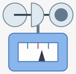 Wind Gauge Icon - Anemometer
