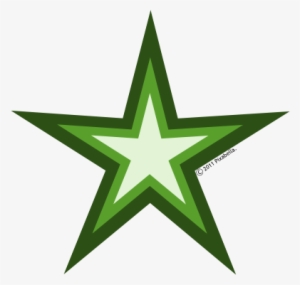 Vector Transparent Download Image Of Star Border Clip - Green Shooting Star Clip Art