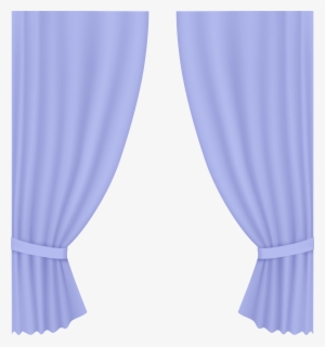 Violet Clipart Curtain - Curtain