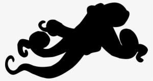 Octopus Clipart Real Octopus - Octopus Silhouette