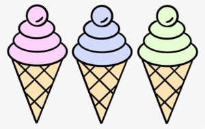 Ice Cream Trio Available On My Redbubble - Drawing