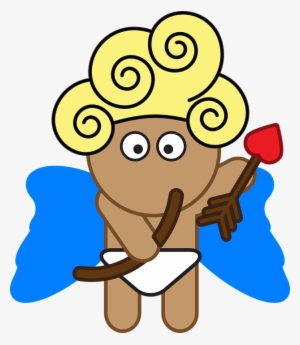 Half Life Clipart Cupid - Cupido En Pañal