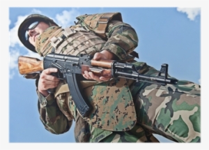 Солдат С Ак 47