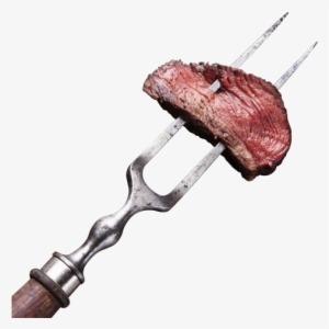 Steak On Fork Png