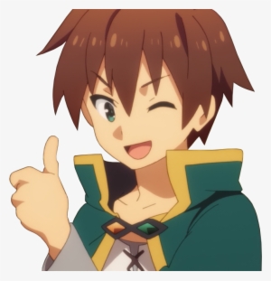 Anime Clipart Thumbs Up - Konosuba Kazuma Thumbs Up