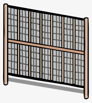 Rice Paper Wall Screen Sprite 002 - Shōji