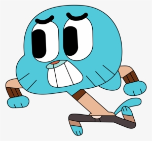 Gumball Running By - Gumball Watterson Running