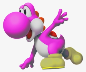 Pink Yoshi - Pink Yoshi Transparent