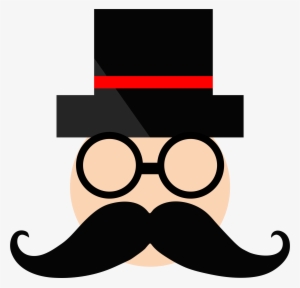 Big Image - Man In Top Hat Clipart