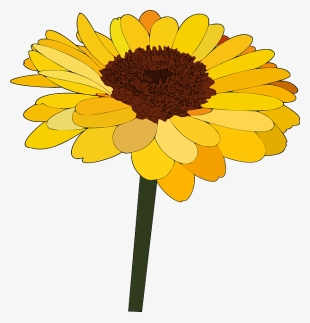 How To Set Use Single Sunflower Clipart