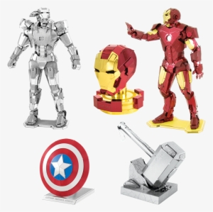 Picture Of Set Avengers - Metal Earth Puzzles Marvel