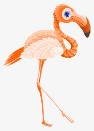 Flamingo Bird Vector Png Transparent Image - Valentines Day Flamingo