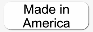 Made In America Rectangle Labels - Vitro