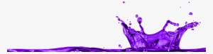 Myblueberry Water Sp - Purple Water Splash Png