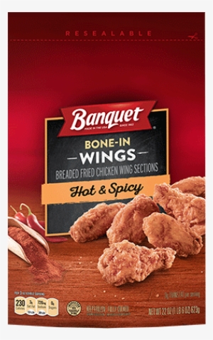 Hot & Spicy Wings - Banquet Bone In Wings
