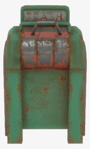 Fo4 Green Trash Can - Fallout 4 Trash Can