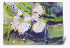 Spring Tulips Greeting Card - Watercolor Paint