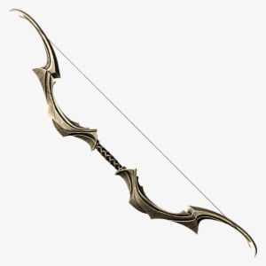 Auriels Bow - Golden Bow And Arrow Png