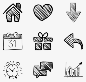 Social Media Hand Drawn - Hand Drawn Icon Png