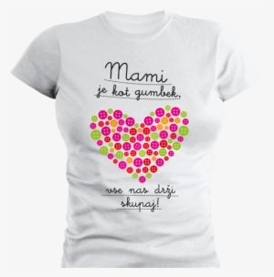 Mother Is Like Button - Baby Shower T Shirt