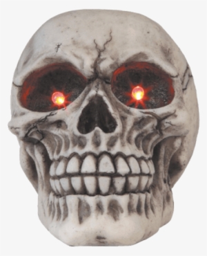 Small Skull With Glowing Eyes - Stealstreet Ss-g-44041 Skull Head Figurine