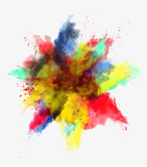 Holi Colour Splash Png - Explosion De Couleur Holi