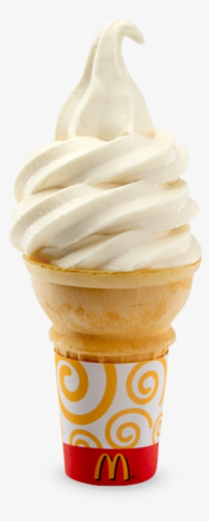 Mcdonald's Clipart Ice Cream - Mcdonalds Vanilla Ice Cream Cone