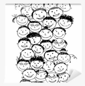 Crowd Of Funny Peoples